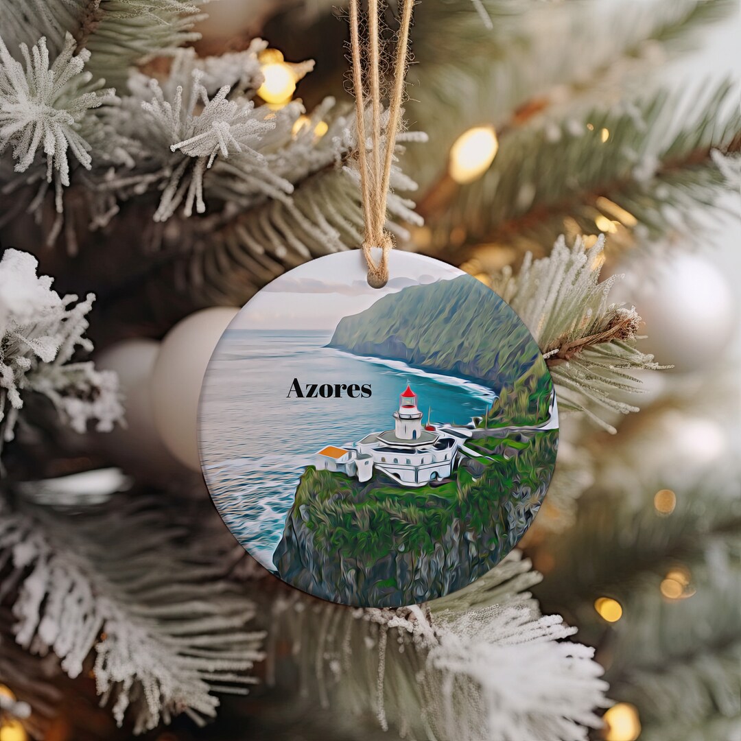 Azores Ornament, Christmas Ornament, Azores Gift, Christmas Gift