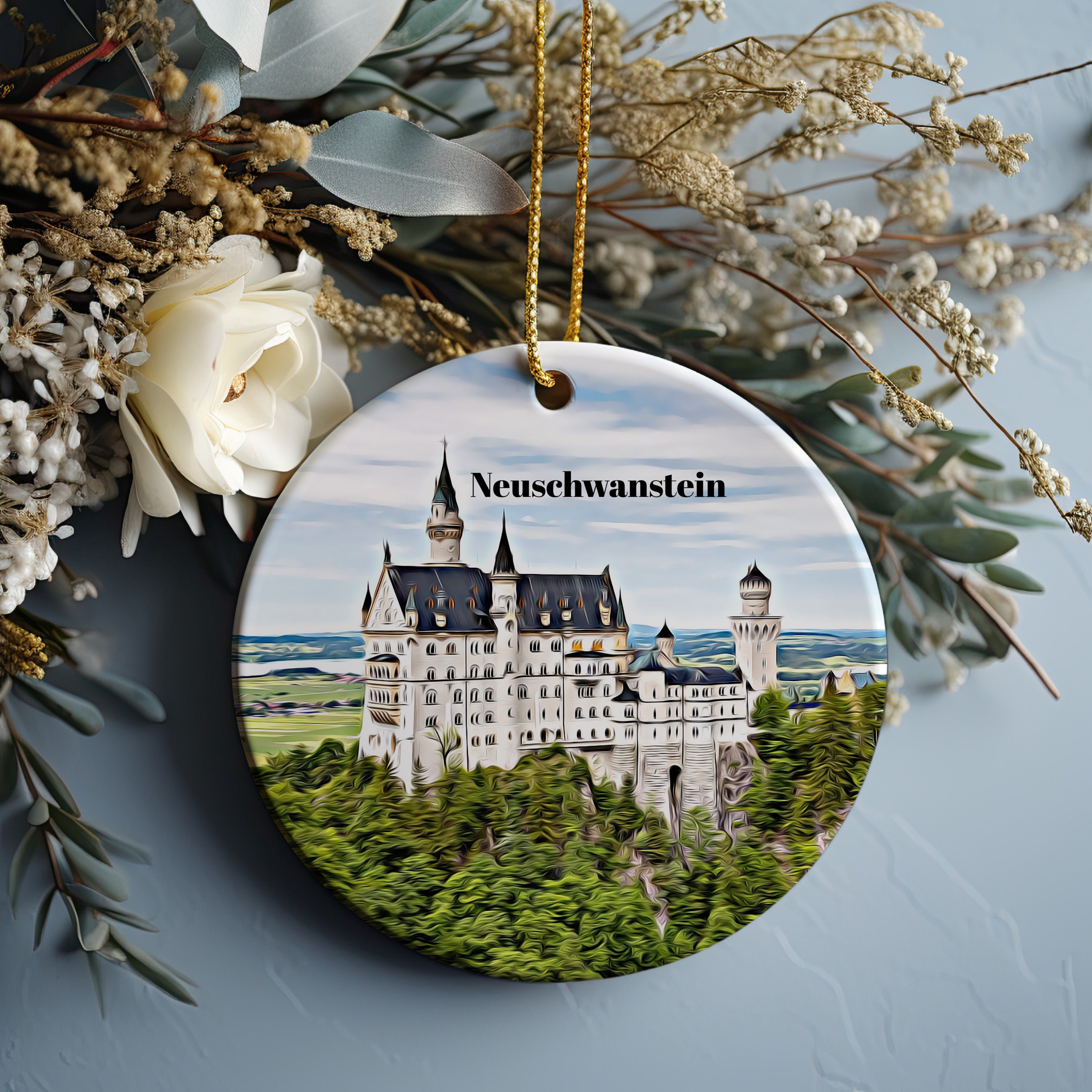Neuschwanstein castle ornament - Etsy 日本