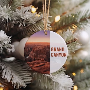 Grand Canyon Ornament, Christmas Ornament, Grand Canyon Gift, Christmas Gift, Christmas Decor, Grand Canyon Souvenir, Grand Canyon Travel