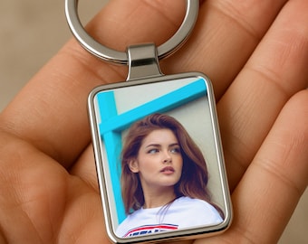 Llaveros personalizados con foto, regalos de llavero con foto personalizada para parejas, para él o para ella