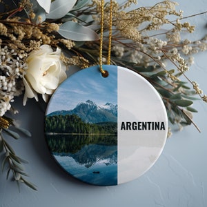Argentina Ornament, Christmas Ornament, Argentina Gift, Christmas Gift, Argentina Christmas, Argentina, Argentina Travel, Christmas Travel