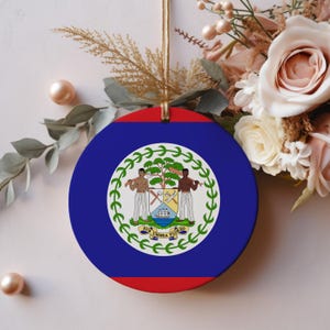 Belize, Belize Ornaments, Unique Christmas Gift, Travel Souvenir, Travel Ornament, Gift Exchange, Gift Idea, Travel Gift, Holiday Decor