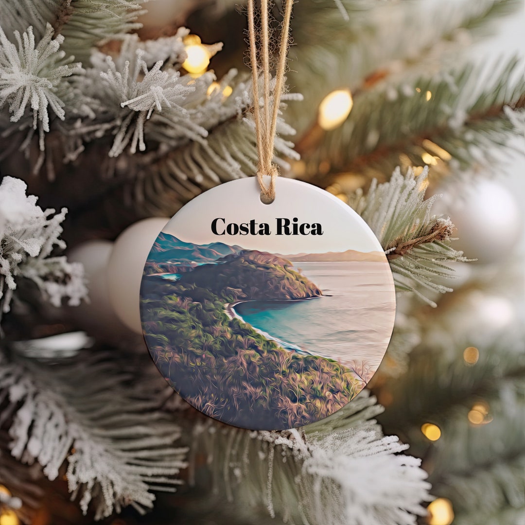 Costa Rica Christmas Ornament 