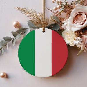 Italy Christmas Ornament, Unique Italy Christmas Gift, Italy Travel, Italy Souvenir, Gift Exchange, Gift Idea, Travel Gift Idea