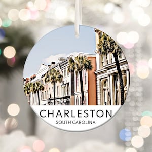 Charleston Ornament, Christmas Ornament, Charleston Gift, Christmas Gift, Charleston Christmas, Charleston, Charleston Travel, Chris