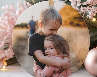 Custom Photo Ornament, Personalized Christmas Ornament, Custom Photo, Photo Gift, Christmas Ornaments, Personalized Christmas Gift