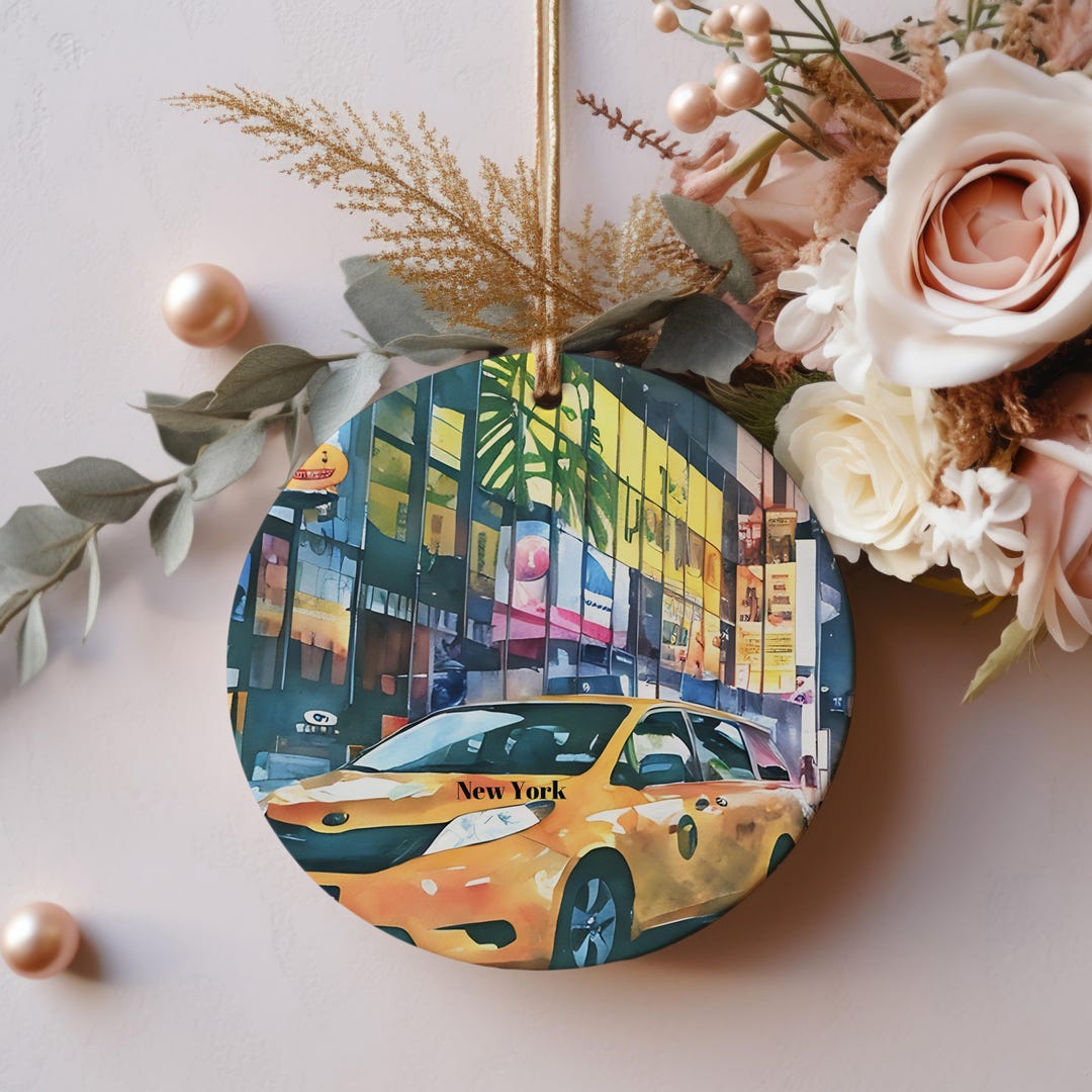 Manhattan, New York, Manhattan Ornament, Unique Christmas Gift, Travel