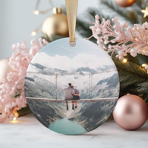 Benutzerdefinierte Foto Ornament, personalisierte Weihnachtsverzierung, Benutzerdefinierte Foto, Foto Geschenk, Ornamente, personalisierte Weihnachtsgeschenk, Paar