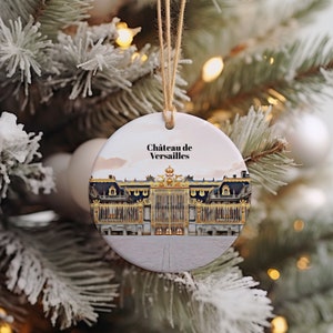 Château De Versailles Christmas Ornament, Christmas Gift, Château De Versailles Gift, Château De Versailles Travel, Christmas Decor