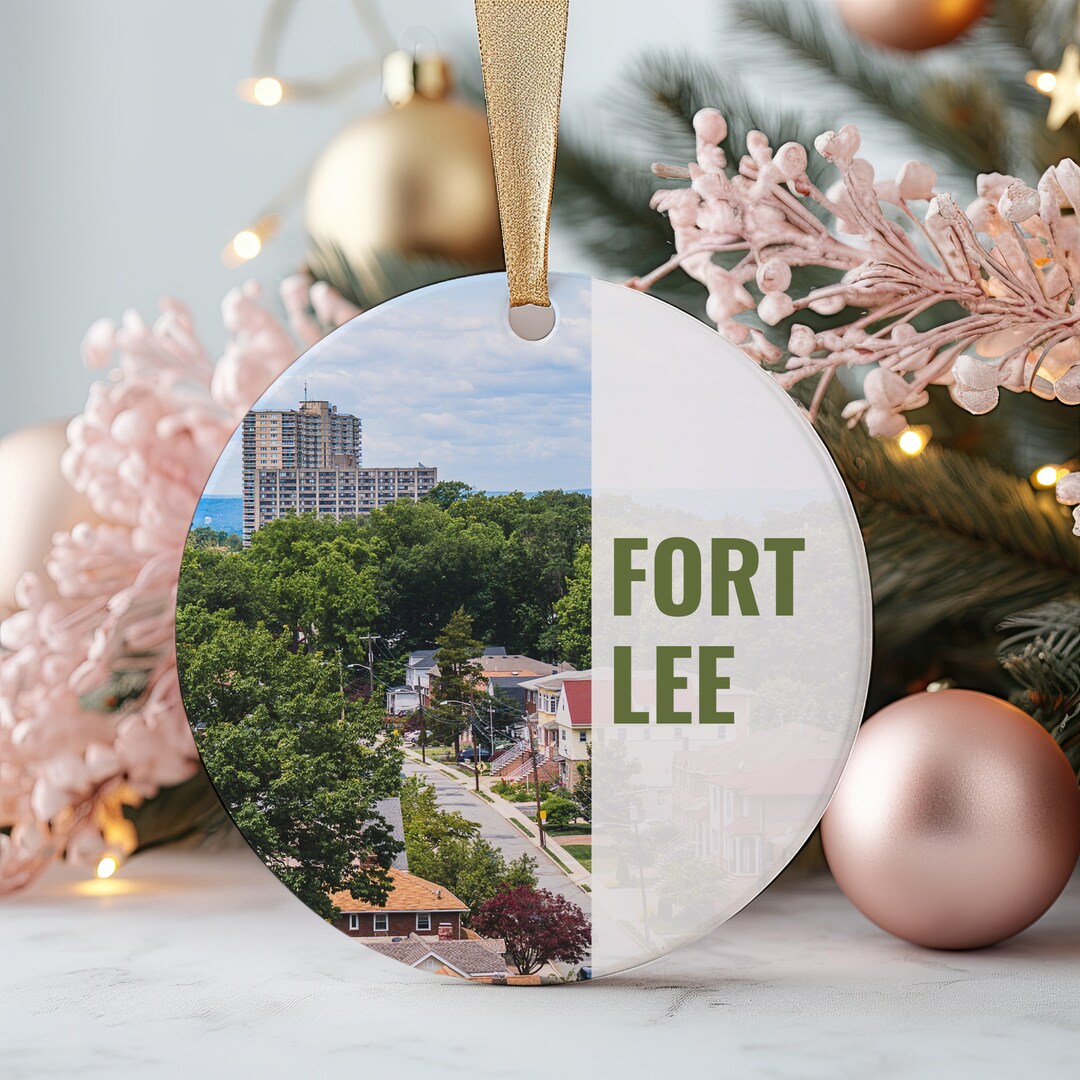 Fort Lee Ornament, Christmas Ornament, Fort Lee Gift, Christmas Gift, Fort Lee Christmas, Fort
