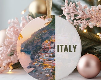 Italy Ornament, Christmas Ornament, Italy Gift, Christmas Gift, Italy Christmas, Italy, Italy Travel, Christmas Travel, Christmas Decor