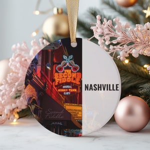 Nashville Ornament, Ornament Weihnachten, Nashville Geschenk, Weihnachtsgeschenk, Nashville Weihnachten, Nashville, Nashville Travel, Weihnachtsreise