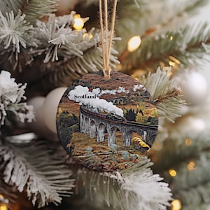 Scotland Christmas Ornament, Christmas Gift, Scotland Gift, Scotland Travel, Christmas Decor, Scotland Souvenir, Travel Gift, Tree Ornaments