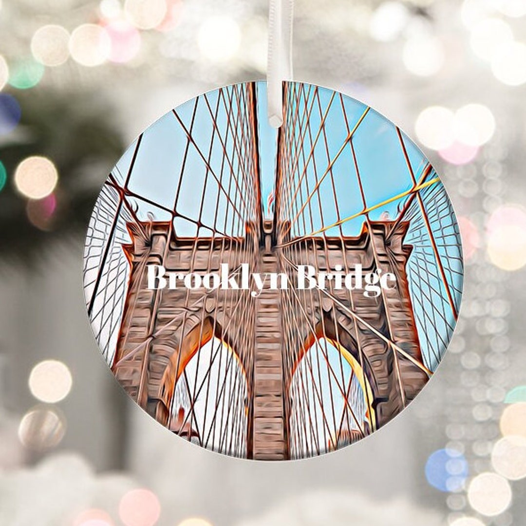 Brooklyn Bridge Christmas Ornament 