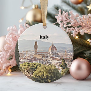 Italy Ornament, Christmas Ornament, Italy Gift, Christmas Gift, Italy Christmas, Italy, Italy Travel, Christmas Travel, Christmas Decor