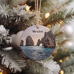 Mexico Christmas Ornament, Christmas Gift, Mexico Gift, Mexico Travel, Christmas Decor, Mexico Souvenir, Travel Gift, Tree Ornaments