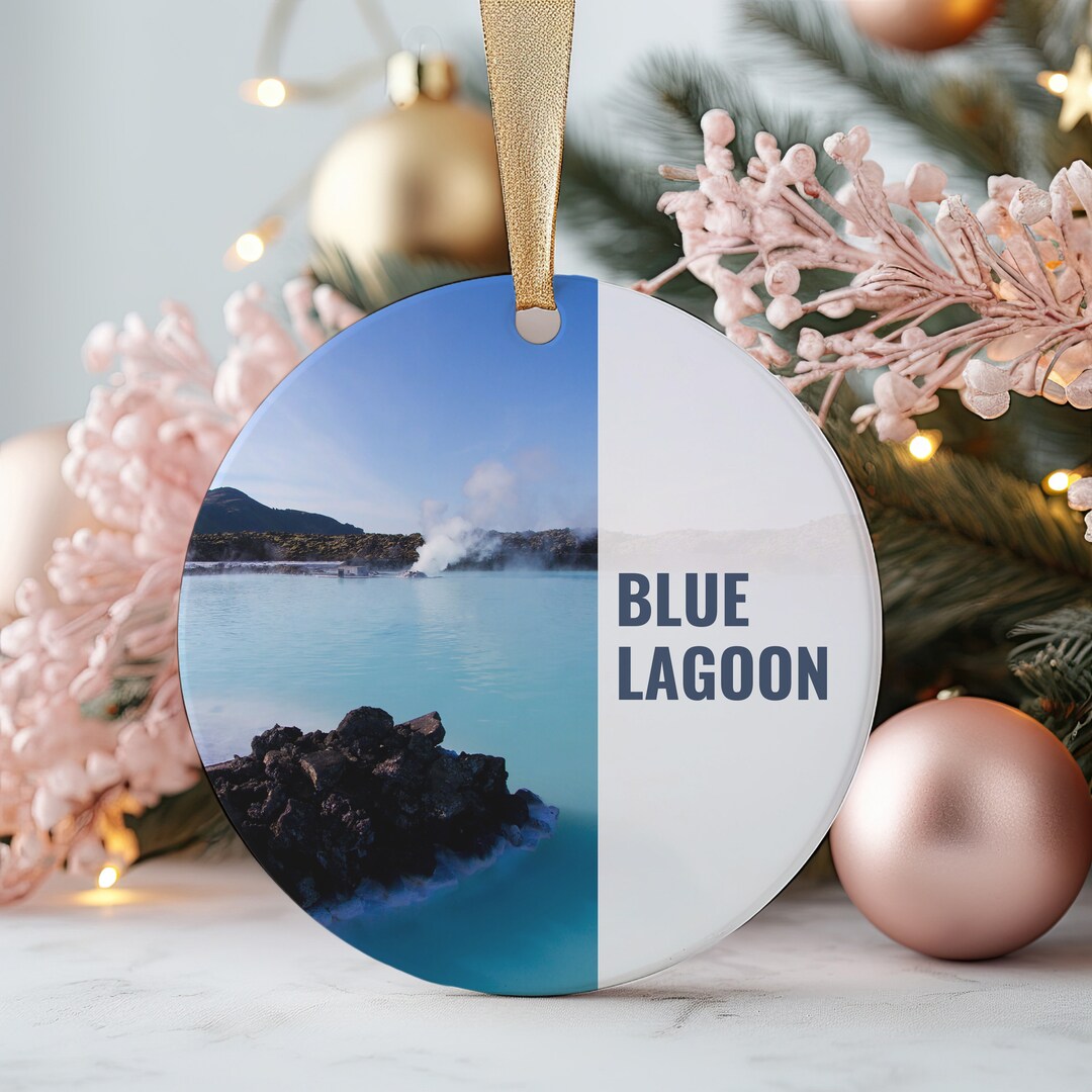 Blue Lagoon Ornament, Christmas Ornament, Blue Lagoon Gift, Christmas