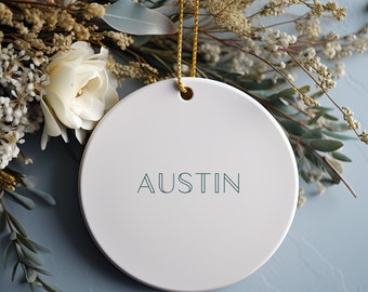 Austin Ornament, Christmas Ornament, Austin Gift, Christmas Gift, Austin Christmas, Austin, Austin Travel, Christmas Travel, Christmas Decor