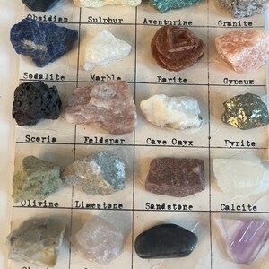 Collection of Colorful Rocks and Minerals Specimens - Etsy
