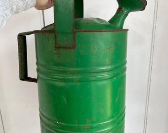 Vintage Green Painted Watering Can