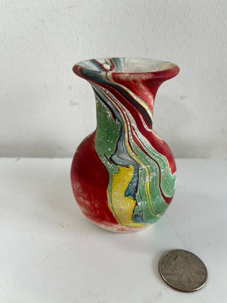 Vintage Small Garden of the Gods Pottery Vase Etsy