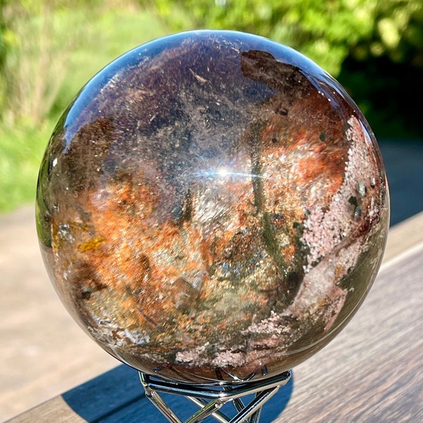 Crystal Garden Quartz Sphere Etsy