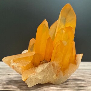 Tangerine Quartz Clusters