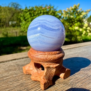 Blue Lace Agate Sphere Ball
