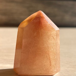 Rutilated Amphibole Quartz Crystal Tower
