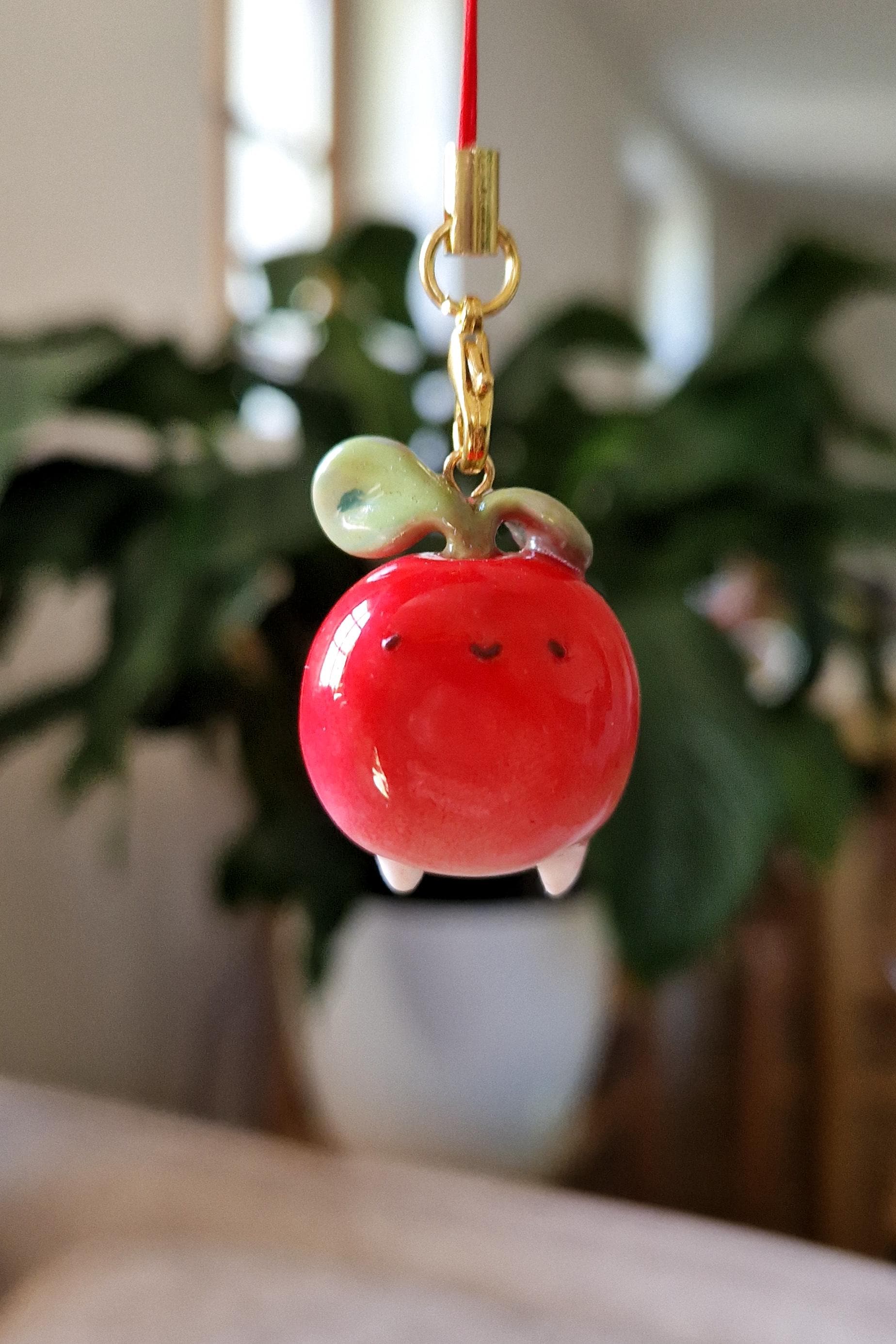 radish - handmade polymer clay charm - veggie collection