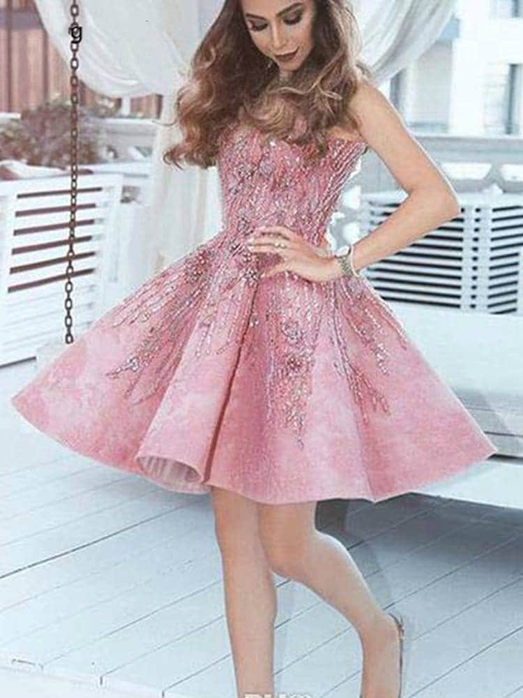 Pink Sequins Party Frock – Pink Chick