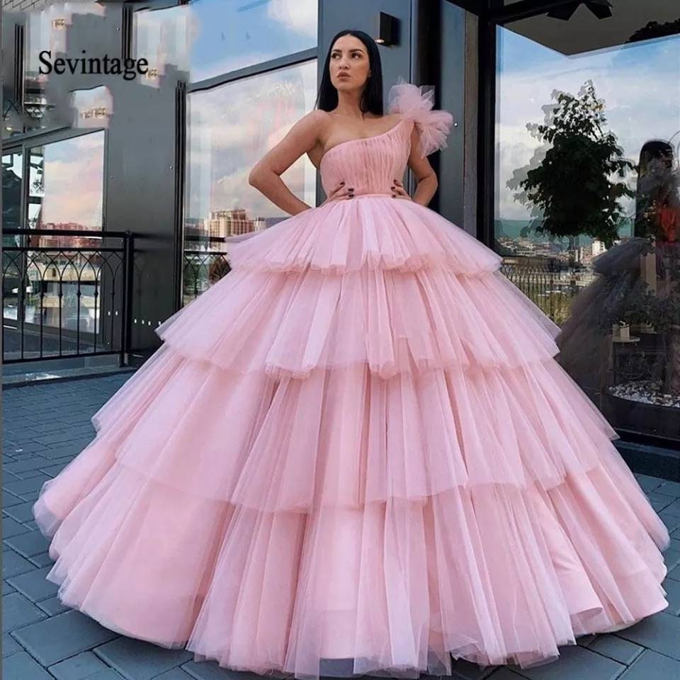 colorful puffy dress