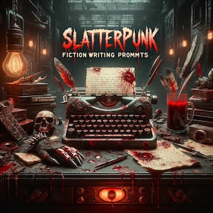 Splatterpunk Fiction Writing Prompts Journal
