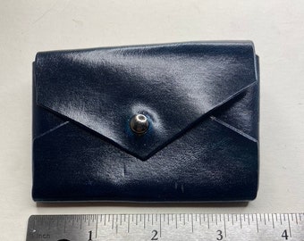 Handmade Leather Cardholder Wallet - Envelope style