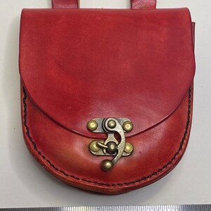 Handmade Leather Belt Pouch