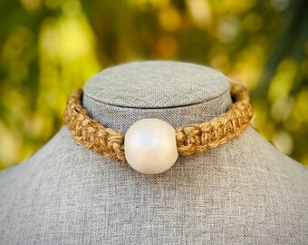 BIG POP handmade hemp necklace