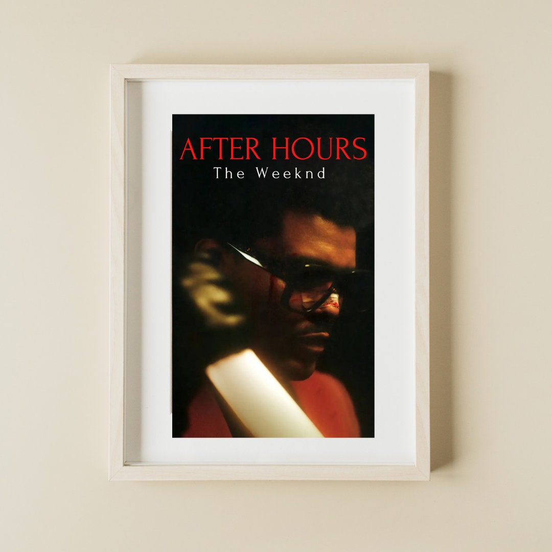 The Weeknd Poster After Hours Album Cover Poster for Boys Room