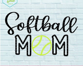 Softball Mom SVG | Softball Mom shirts SVG | Softball mama svg | Softball PNG| Softball mom shirt design | Softball car decal svg