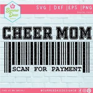 Juich moeder SVG | Proost mama| Juich ouder png | Scan voor betaling svg | Juich mama png | Juichen SVG | Cheerleader-SVG |