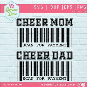 Cheer papa SVG | Proost papa | Juich ouder png | Scan voor betaling svg | Juich papa toe png | Juichen SVG | Cheerleader-SVG |
