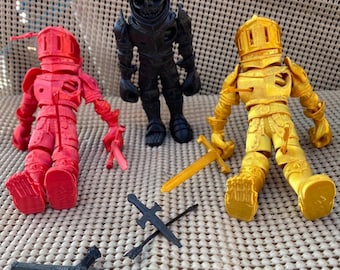 Skeleton Knight 3D printed/Articulated Knight/3D toy