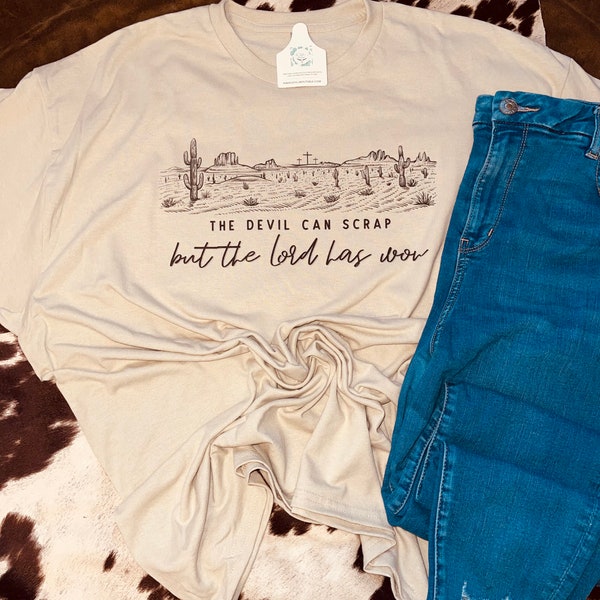 Lord Has Won Tee / Western Graphic Tee  / Christian Graphic Tee