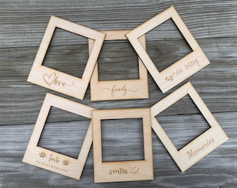 Wooden Polaroid Magnets/Small Magnet Frame/Magnetic Frame