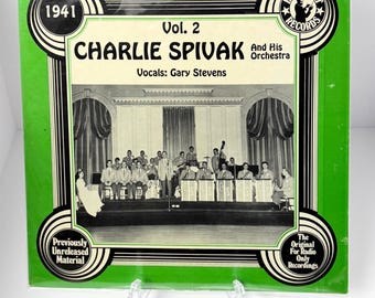 Vintage Charlie Spivak Vinyl – The Uncollected Vol. 2, 1941 Jazz