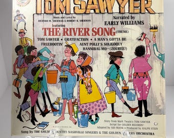 Álbum de vinilo vintage - Golden Records - Tom Sawyer - Primeros Williams (1973) VG+