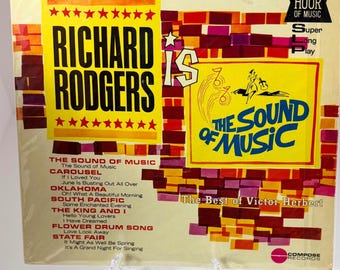 Vintage Schallplatte: Richard Rodgers - The Sound of Music, 1960s Album