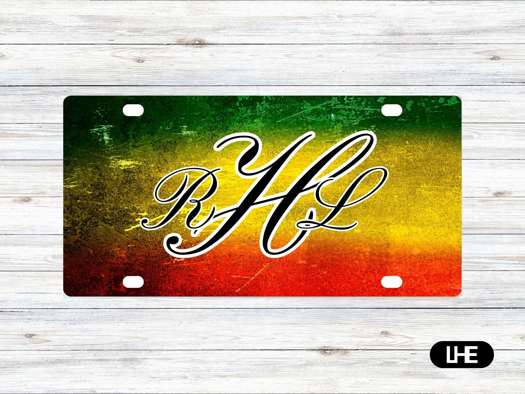Rasta Car Tag Car Tag License Plate Personalized Car Tag