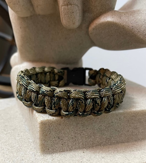 Bracelet Paracorde Cobra - Fait Main, Sur Mesure 7-9 Pouces