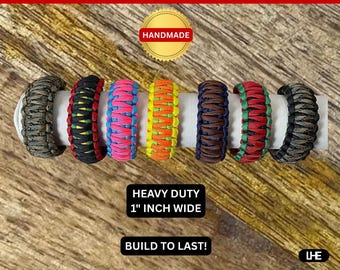 Pulsera personalizada de paracord King Cobra – Hecha a mano, elige tus colores
