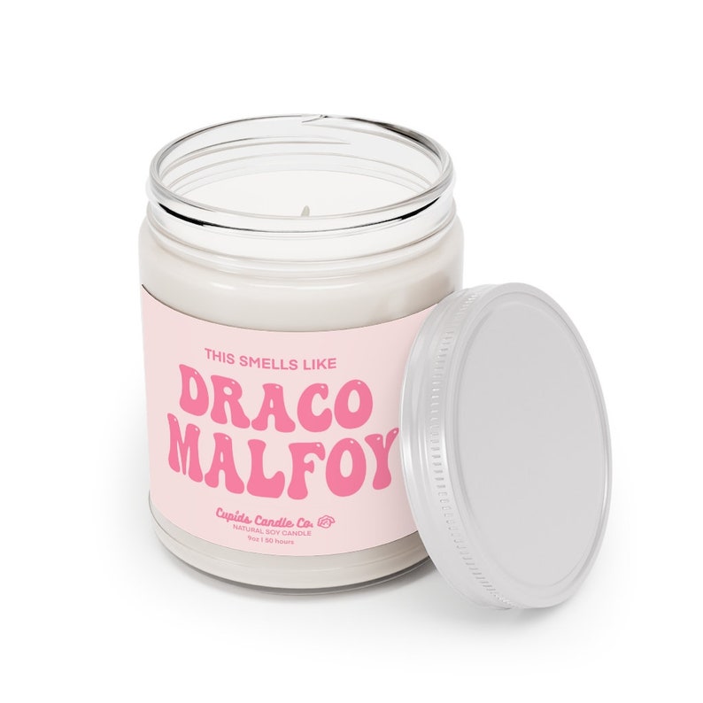 Smells Like Draco Malfoy Candle Pop Culture Gifts Book Etsy
